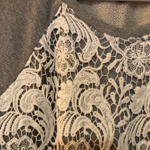 ANTHROPOLOGIE SUNDAY IN BROOKLYN Mixed Media Raglan Sweater Size XL - Picture 7 of 11